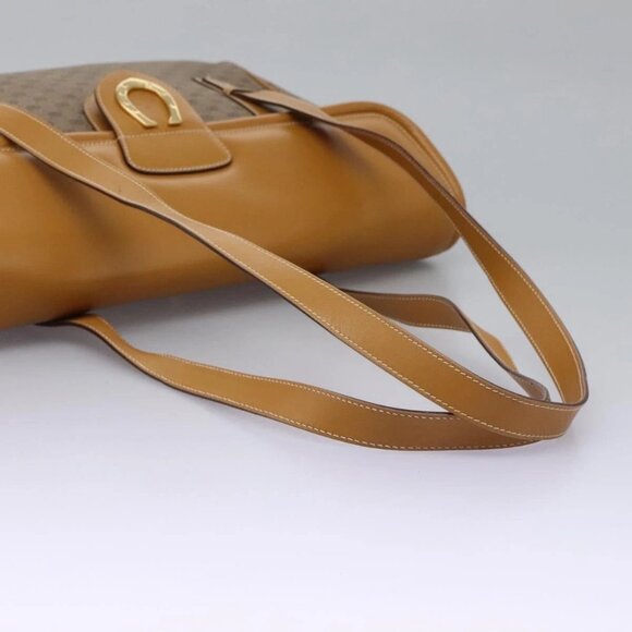 GUCCI Micro GG Supreme Shoulder Bag PVC Beige Gold 001 115 1199 Auth ep7488 - Picture 7 of 16